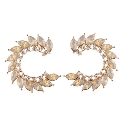 KIRSTY EARRINGS - Opal Grey