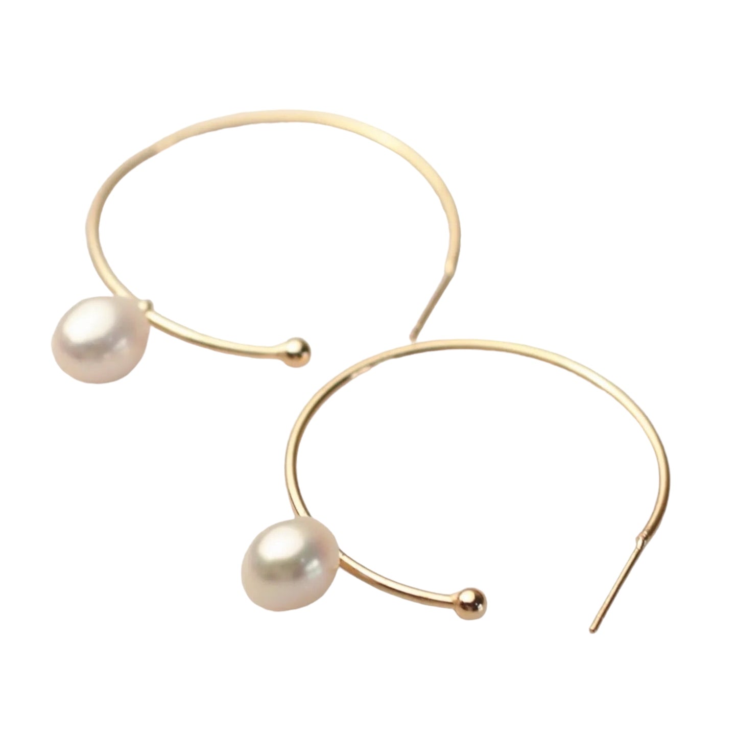 IMELDA PEARL HOOPS