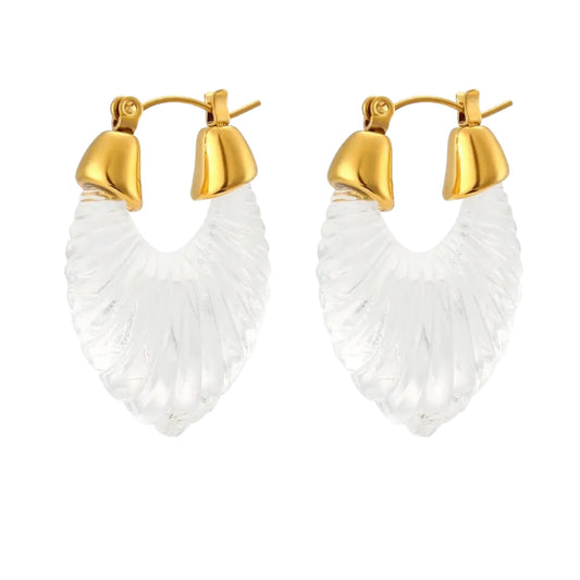 ELOISE EARRINGS - Clear