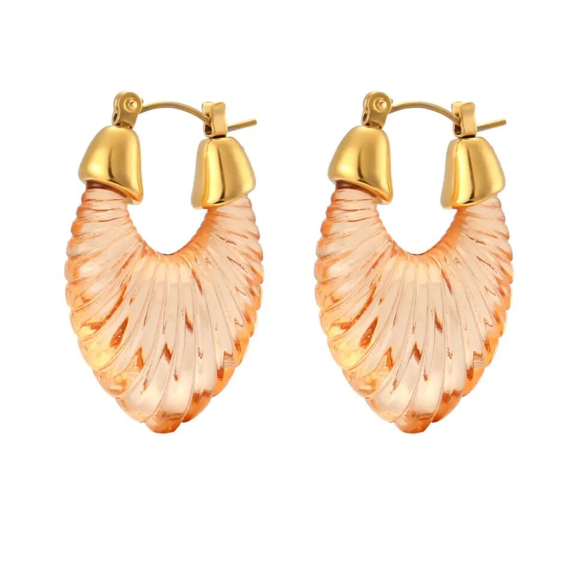 ELOISE EARRINGS - Orange