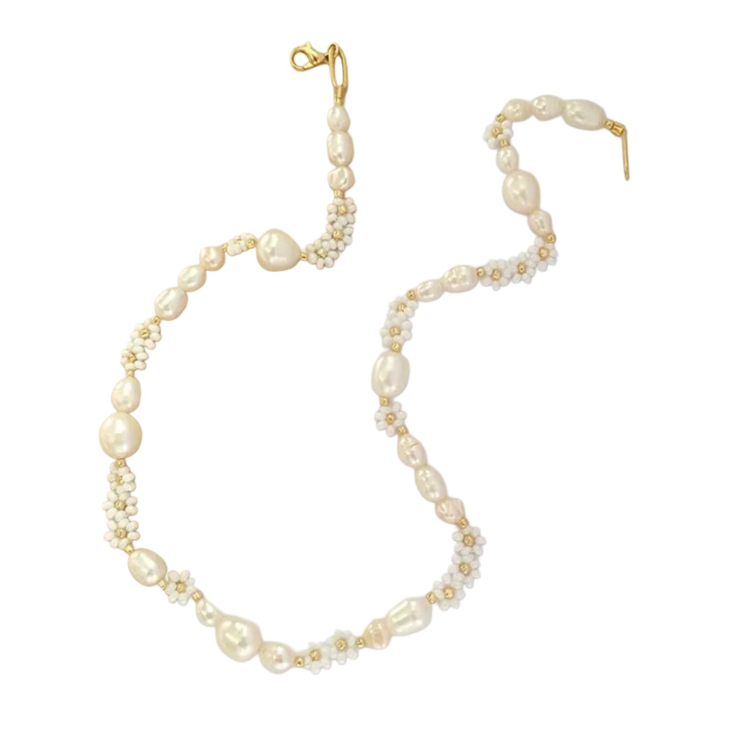 BREE Boho Pearl Choker - Blanc