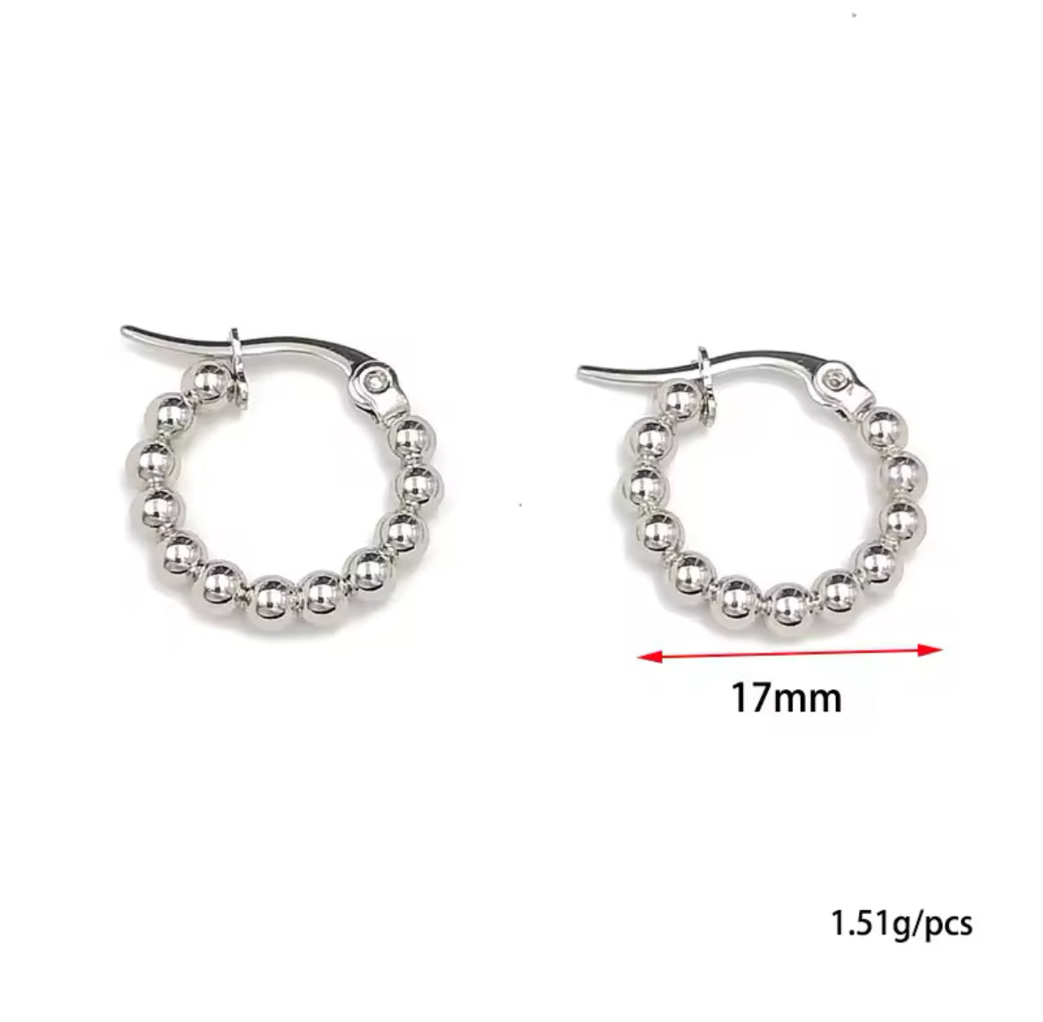 RYLEE Huggie Earrings - 17mm