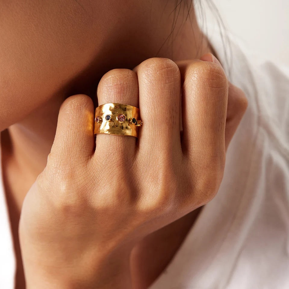 LENI Multi stone Ring