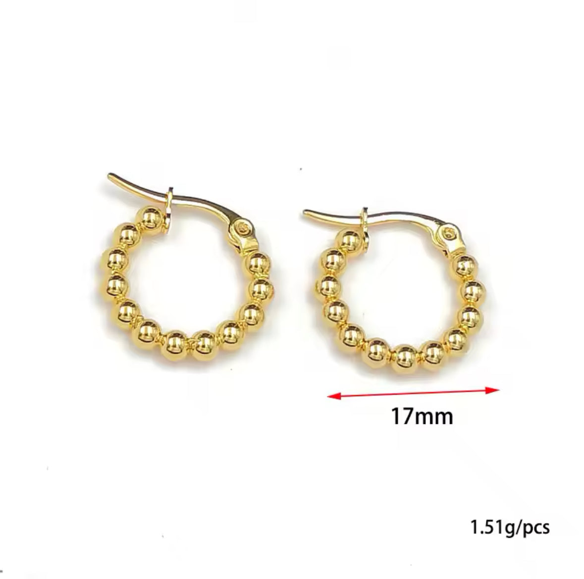 RYLEE Huggie Earrings - 17mm