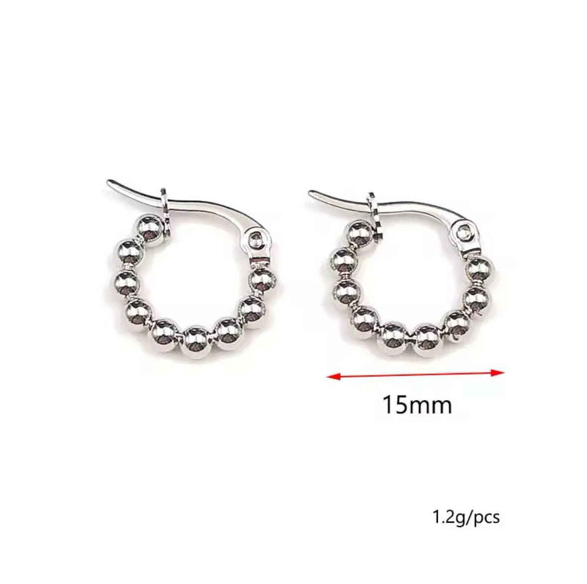 RYLEE Huggie Earrings - 15mm