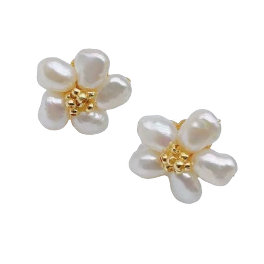 POPPY EARRINGS - White