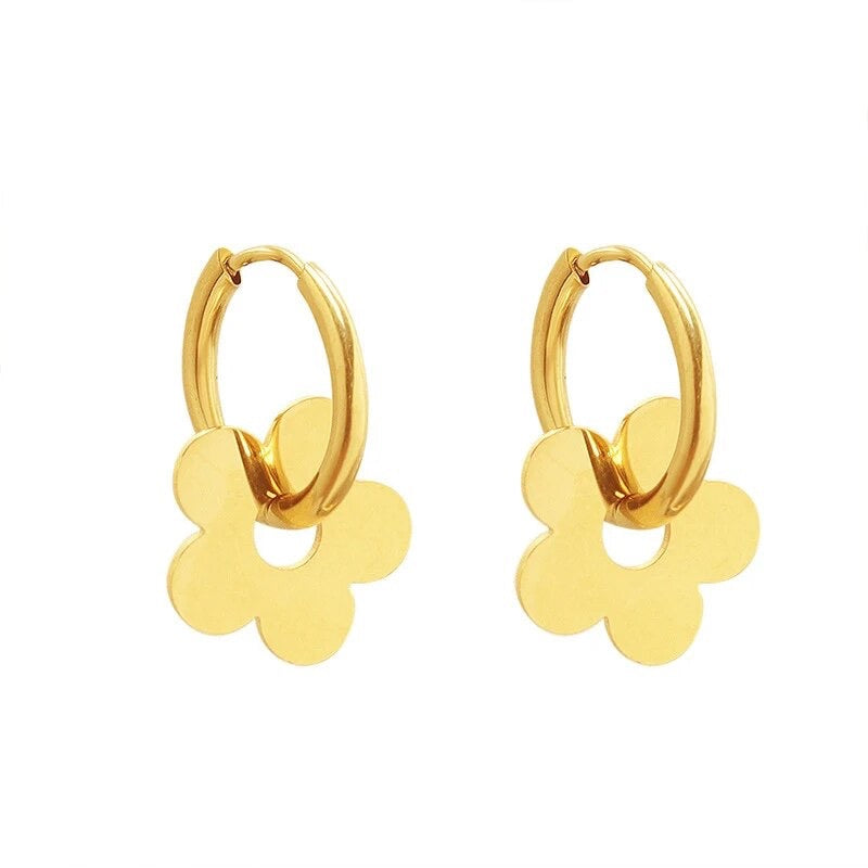 FLORA Hoop Earrings