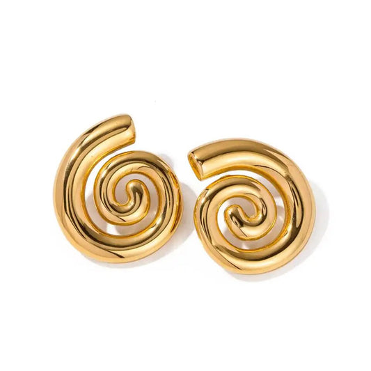 ELIZA Swirl Earrings