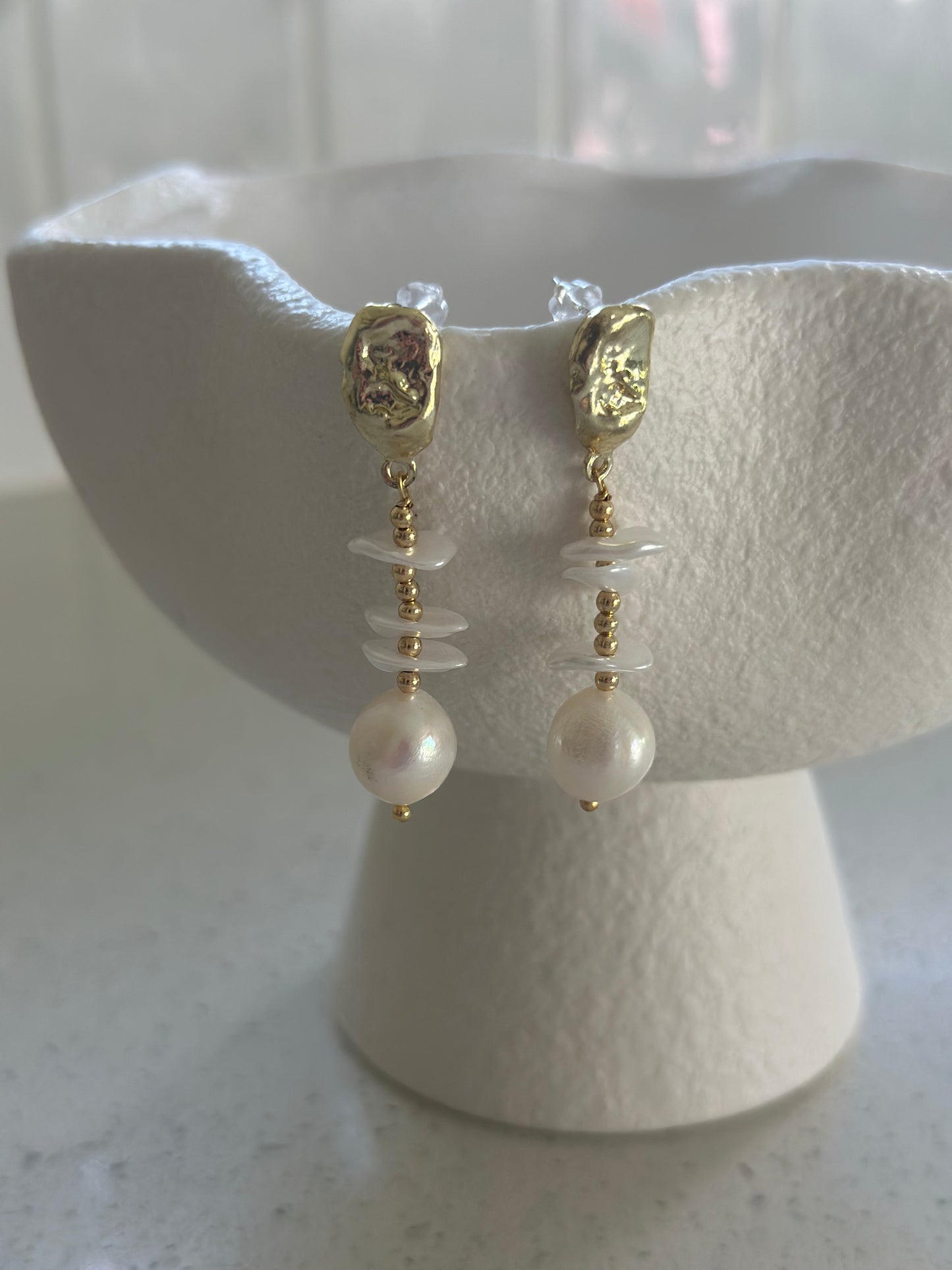 TALIA PEARL DROP EARRINGS