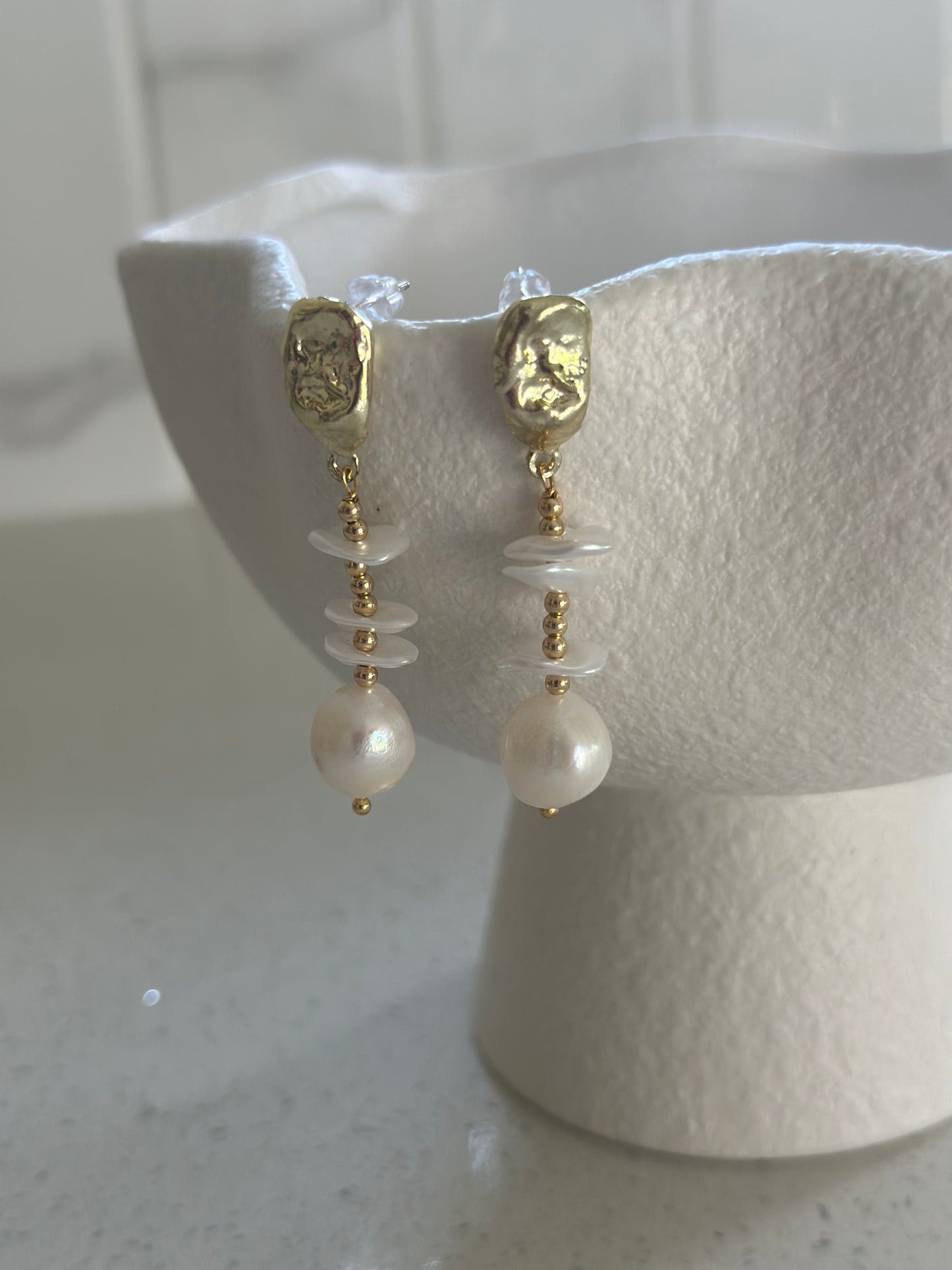 TALIA PEARL DROP EARRINGS