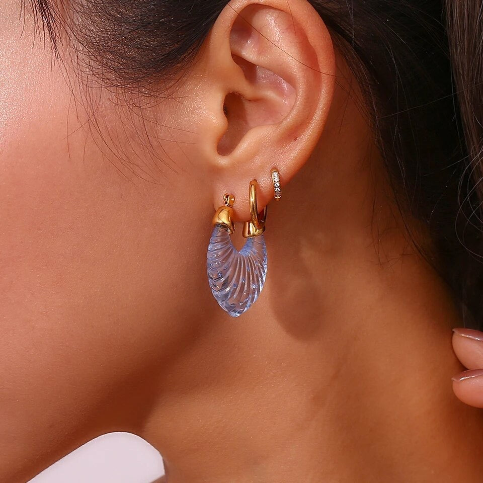 ELOISE EARRINGS - Blue