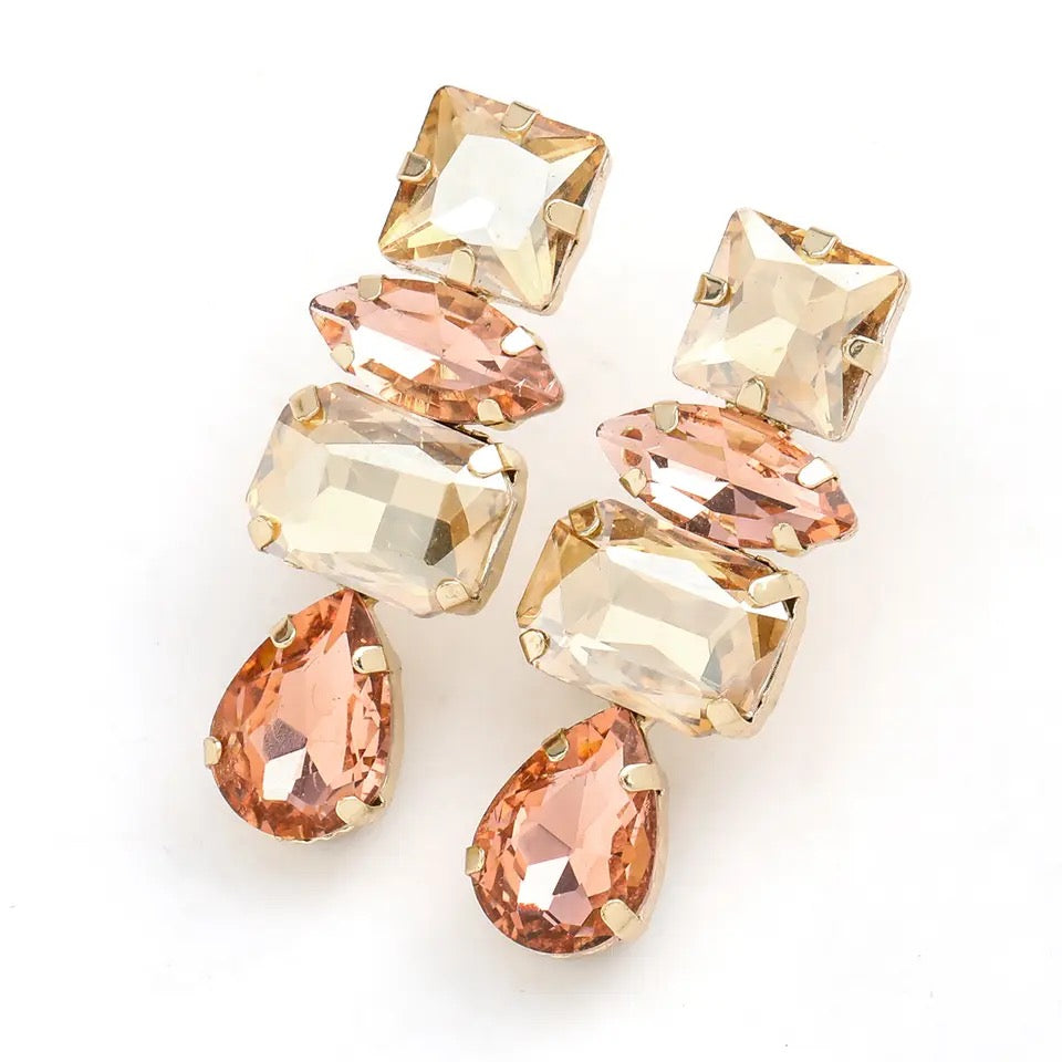 CASSANDRA EARRINGS - Champagne