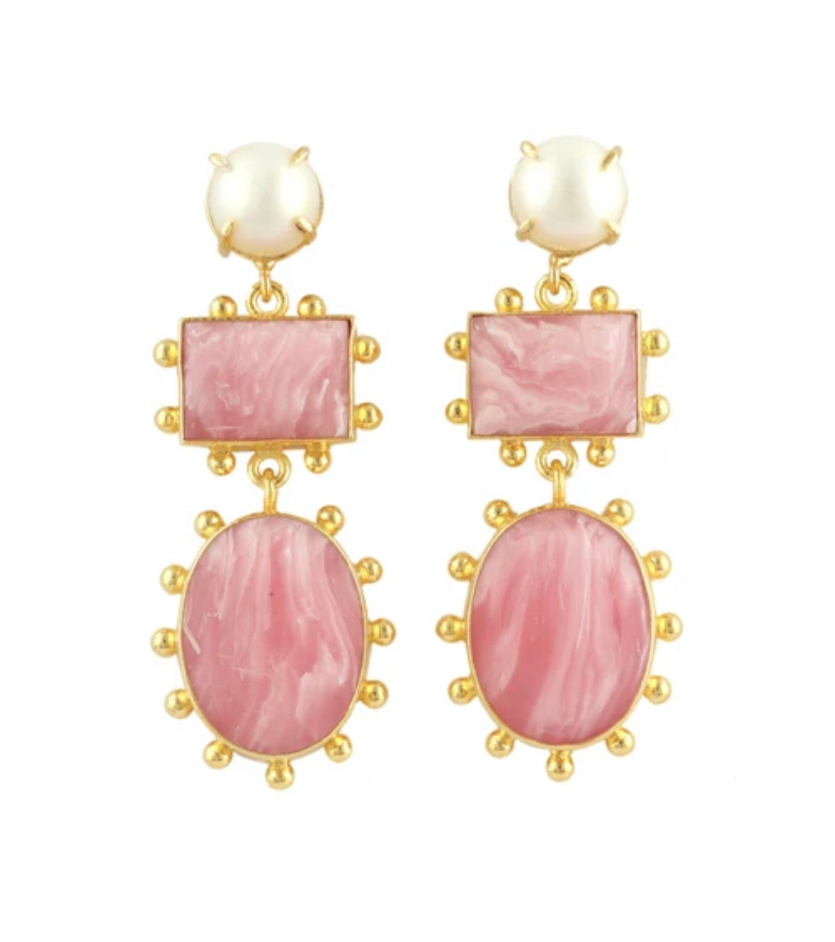 SIA Luxe Earrings - Rosa