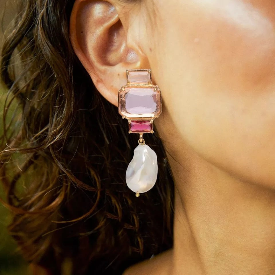 BAMBI EARRINGS - Pink