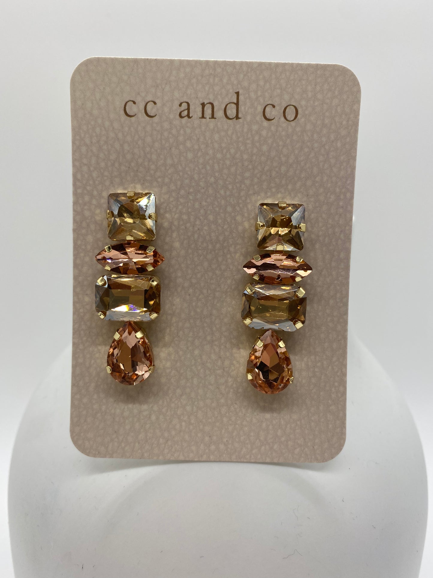 CASSANDRA EARRINGS - Champagne