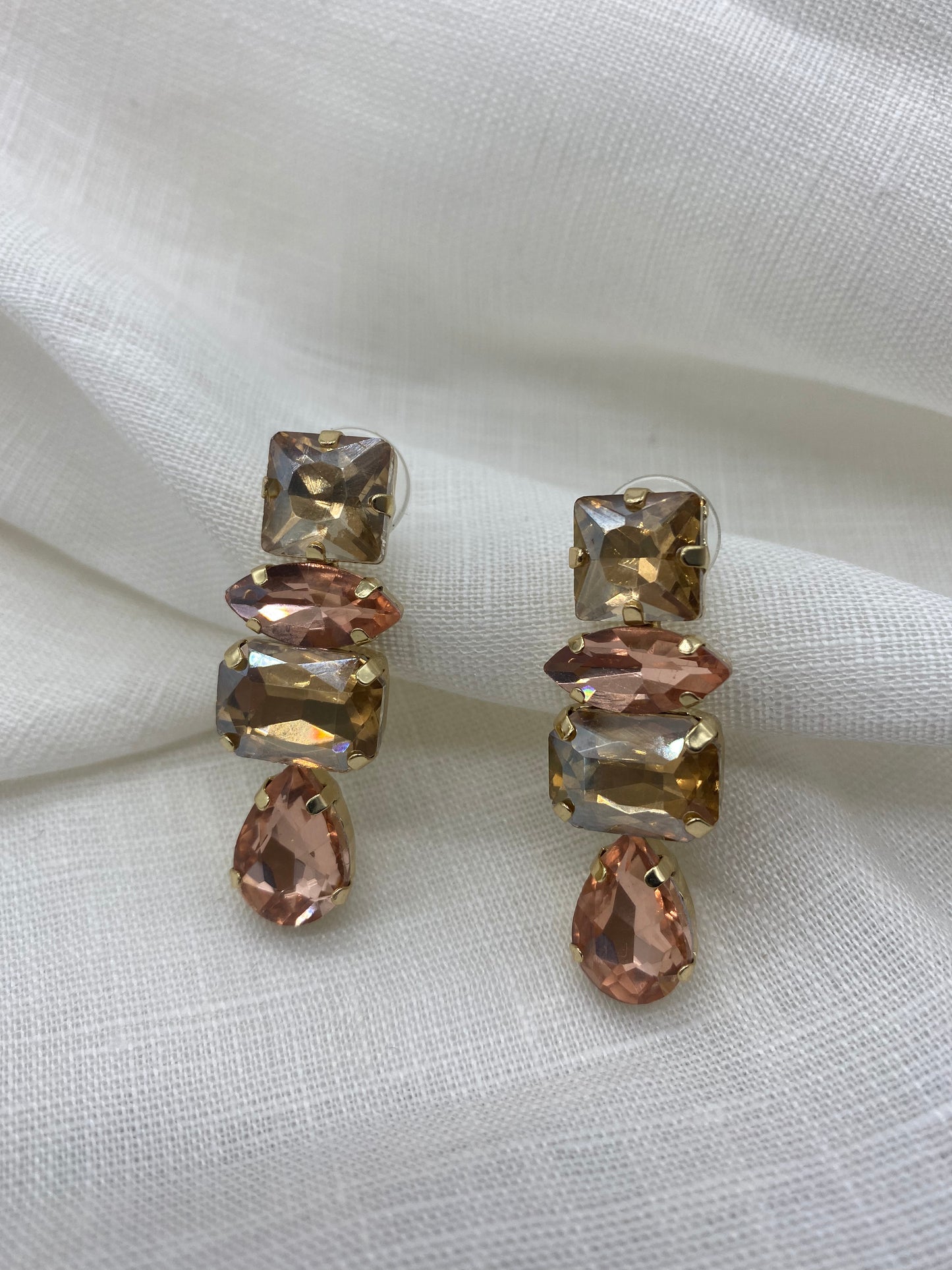 CASSANDRA EARRINGS - Champagne