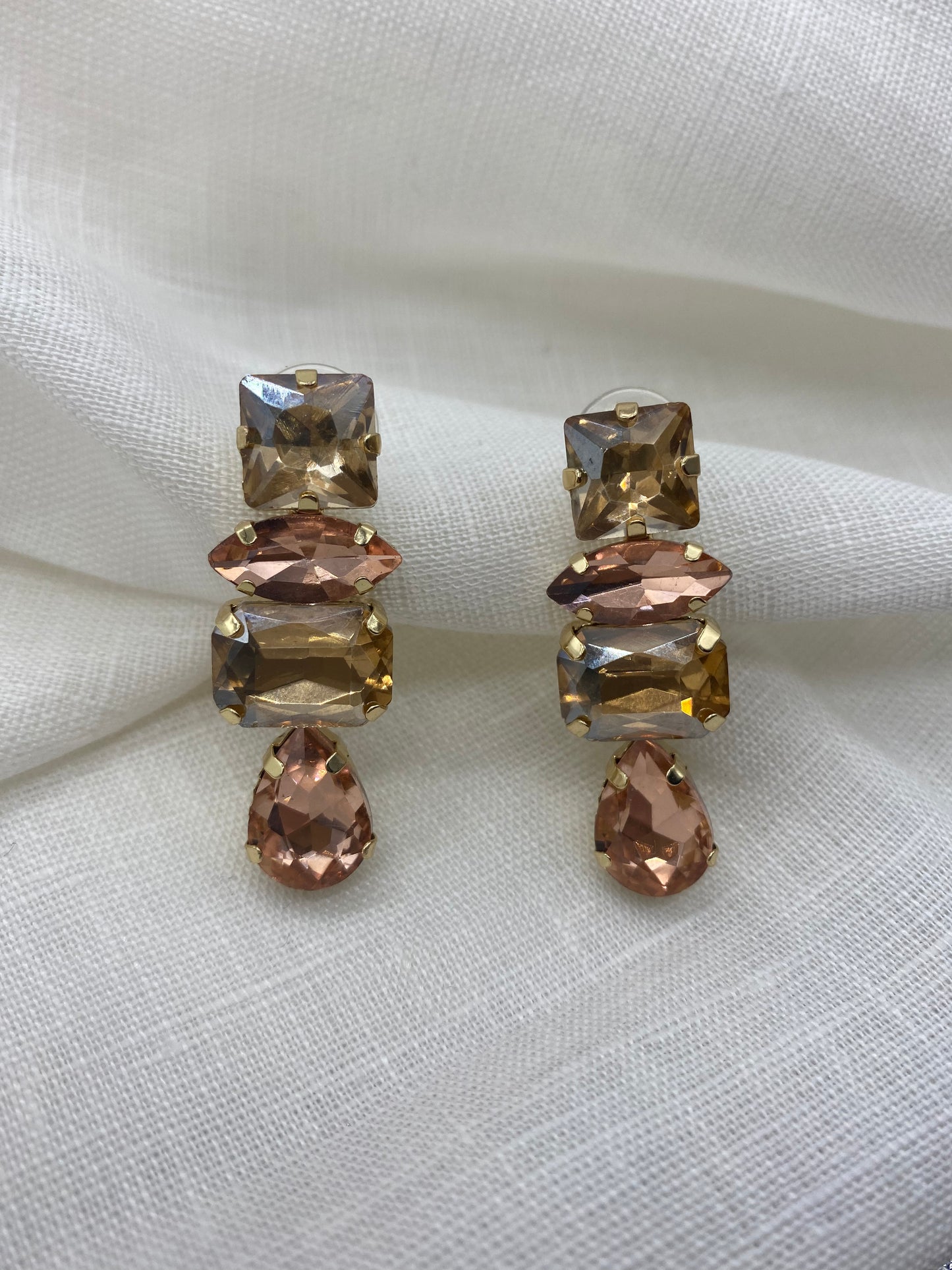 CASSANDRA EARRINGS - Champagne