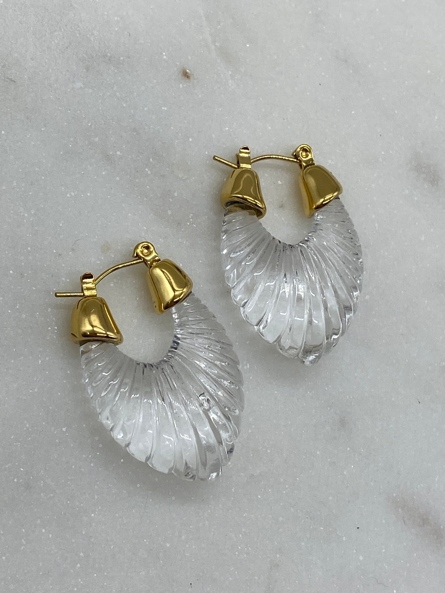 ELOISE EARRINGS - Clear