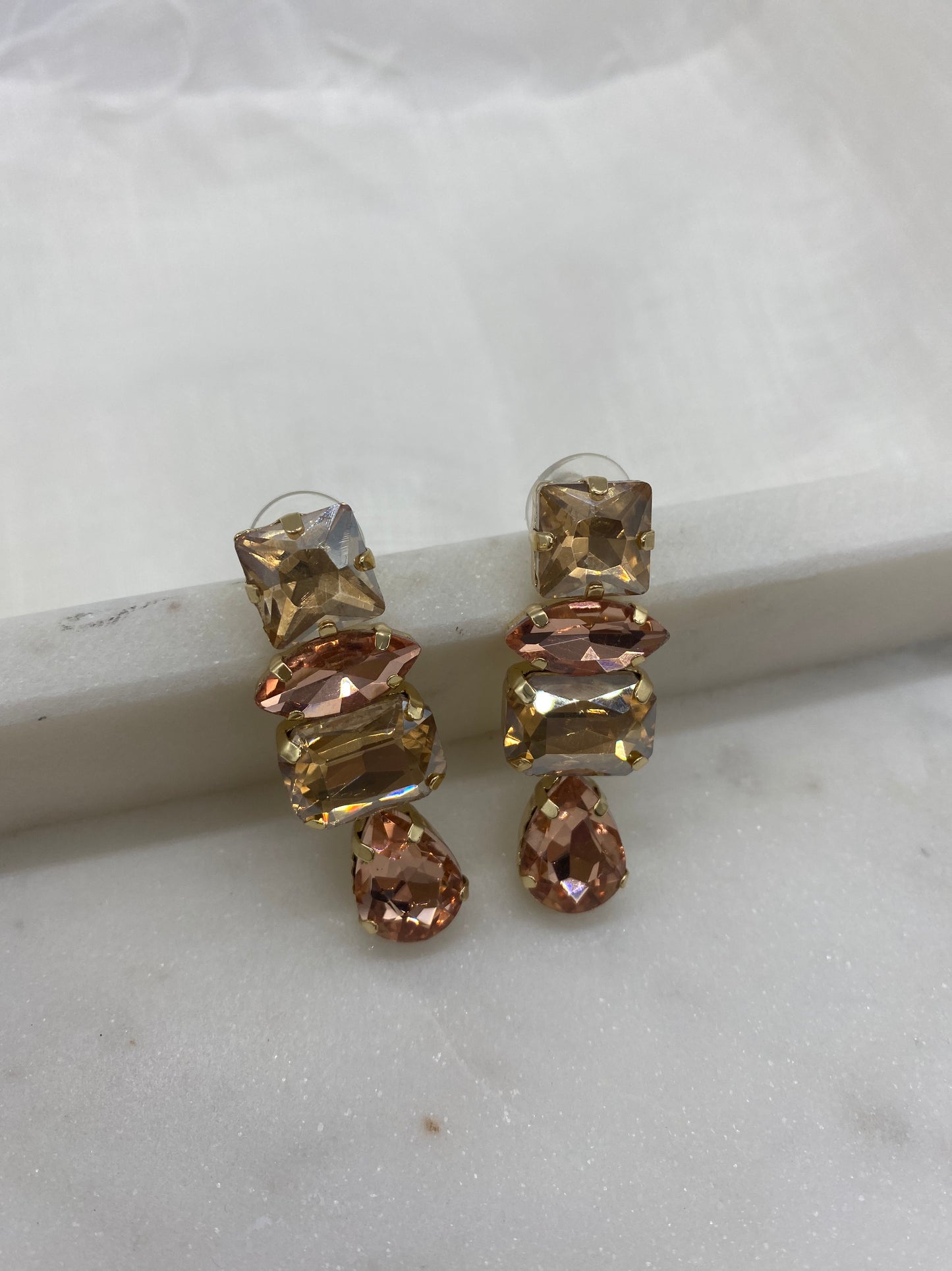 CASSANDRA EARRINGS - Champagne